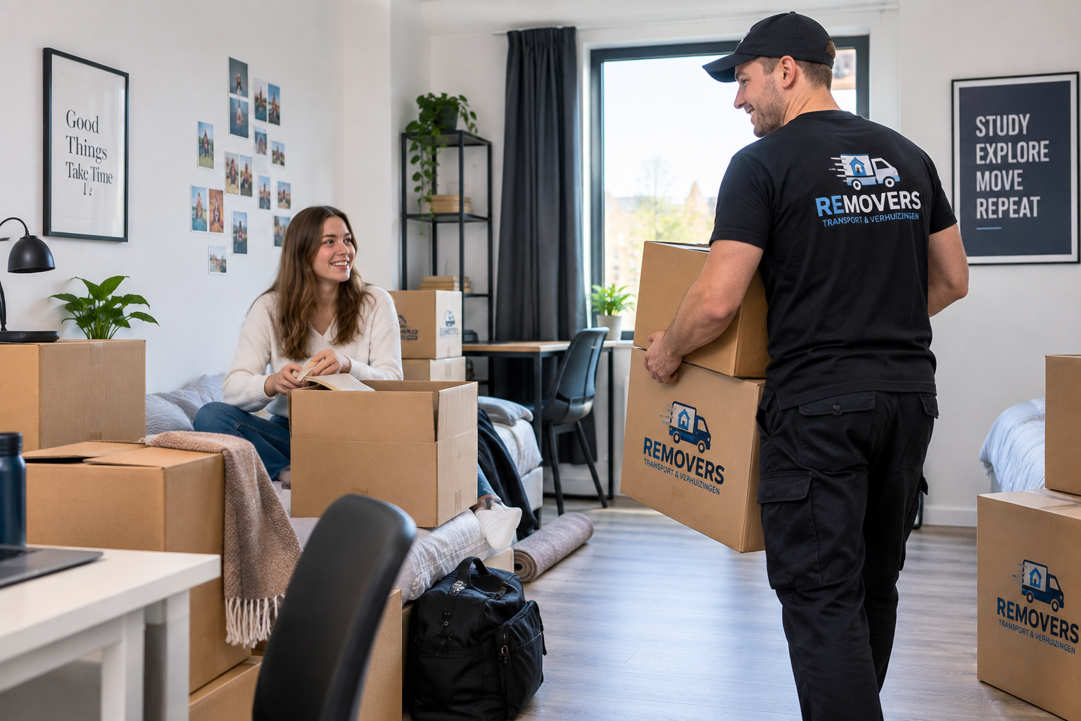 Studenten verhuizingen